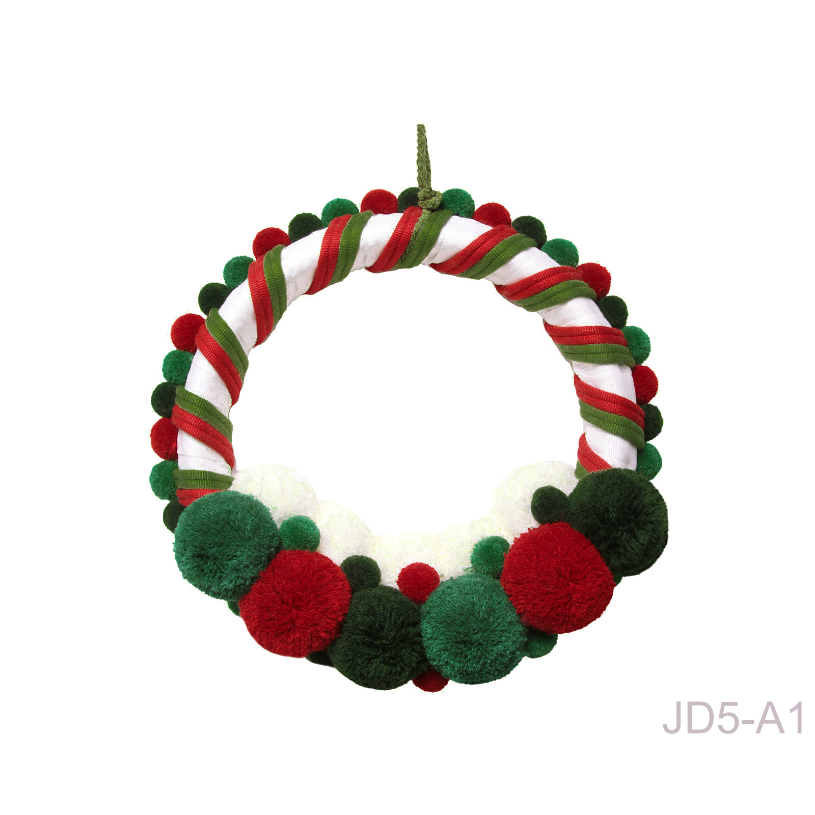 Dekorativer Weihnachtskranz 28 × 28 cm