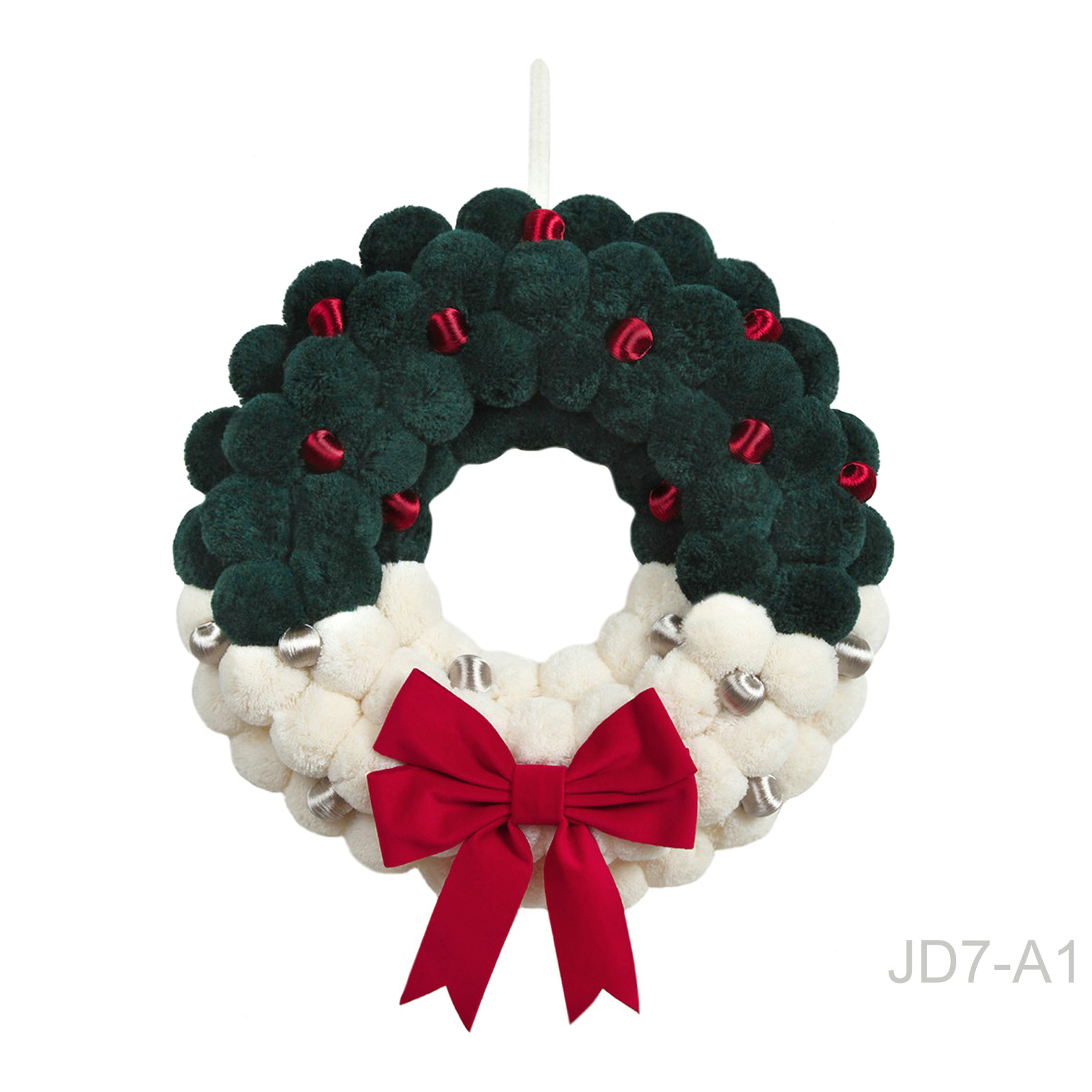 Dekorativer Weihnachtskranz 37 × 37 cm — Farbe 1