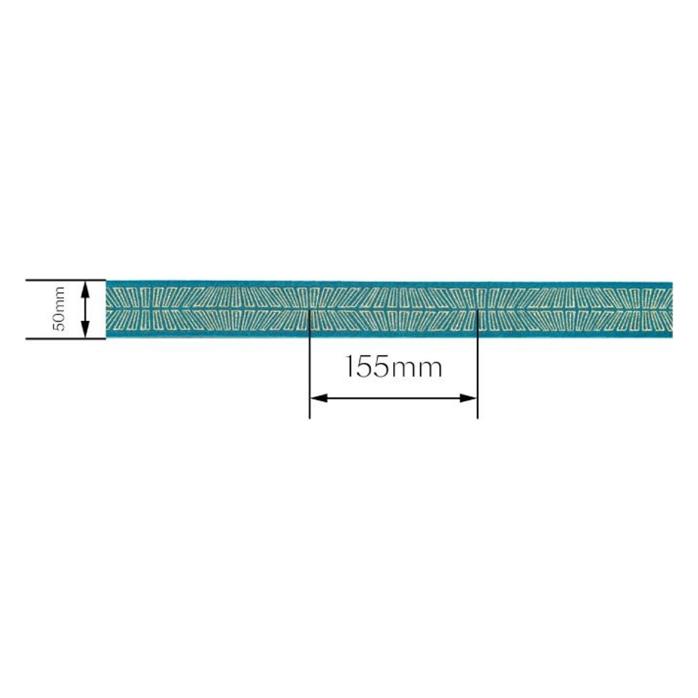 Dekorband WXR8067C — Maßzeichnung