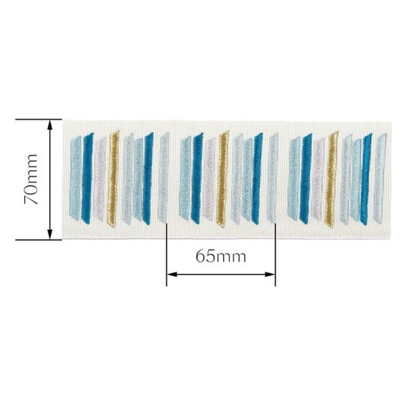Decorative tape WXR8067M — Dimensions diagram