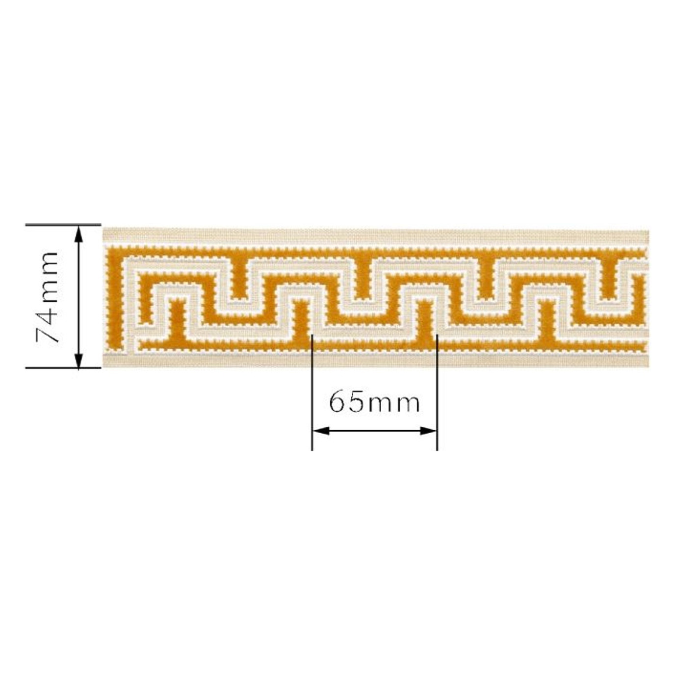 Decorative tape WXR8073Q — Dimensions diagram