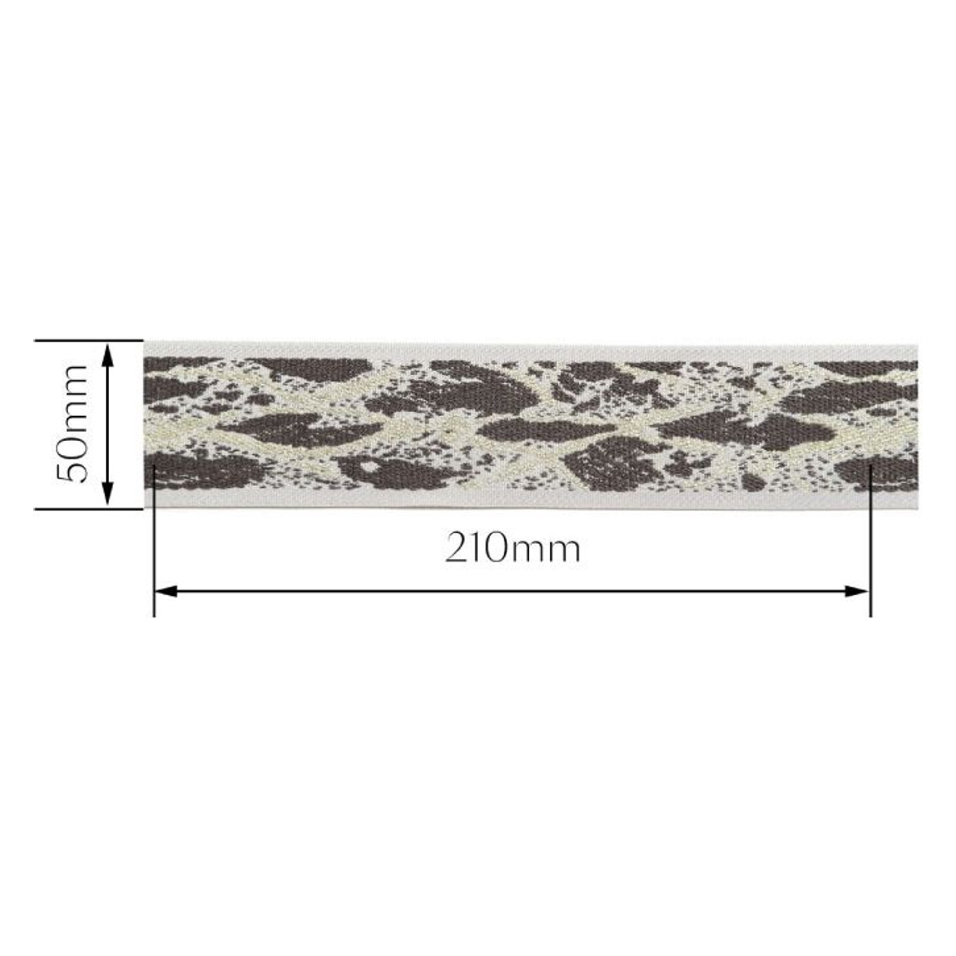 Decorative tape WR8074P — Dimensions diagram