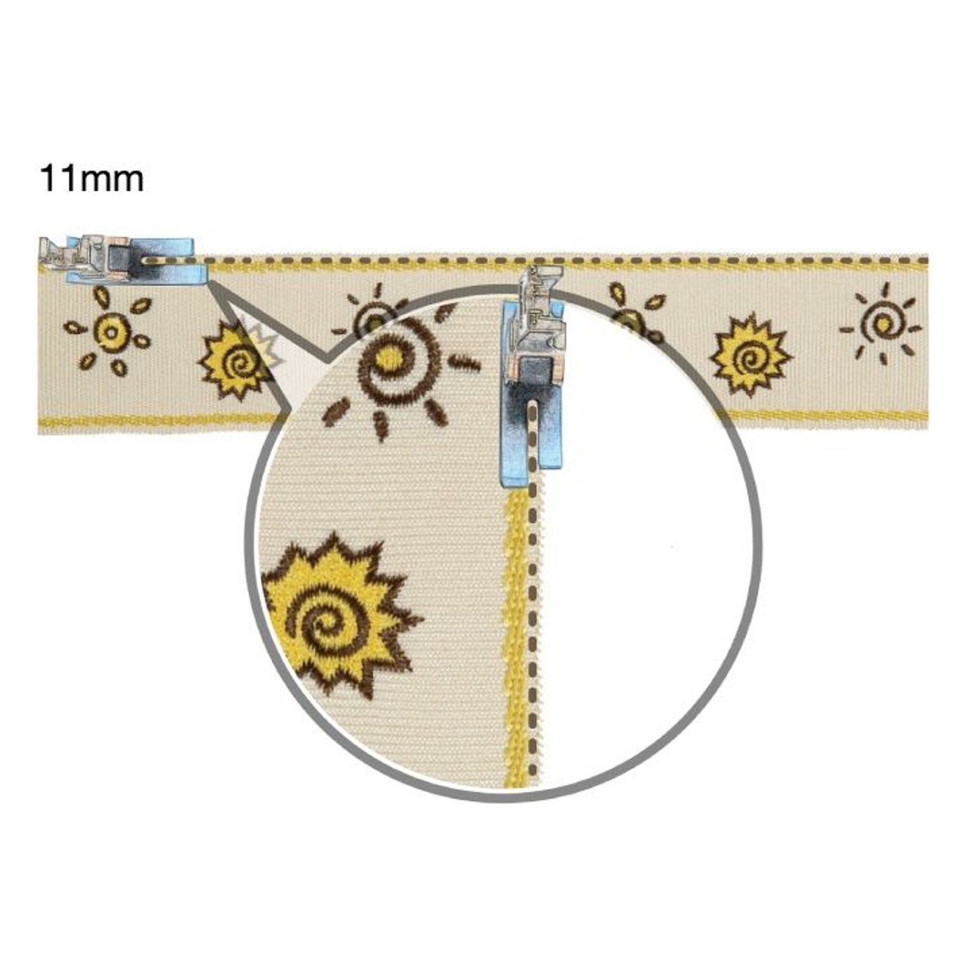 Dekorband WXR8074A — Nähschema