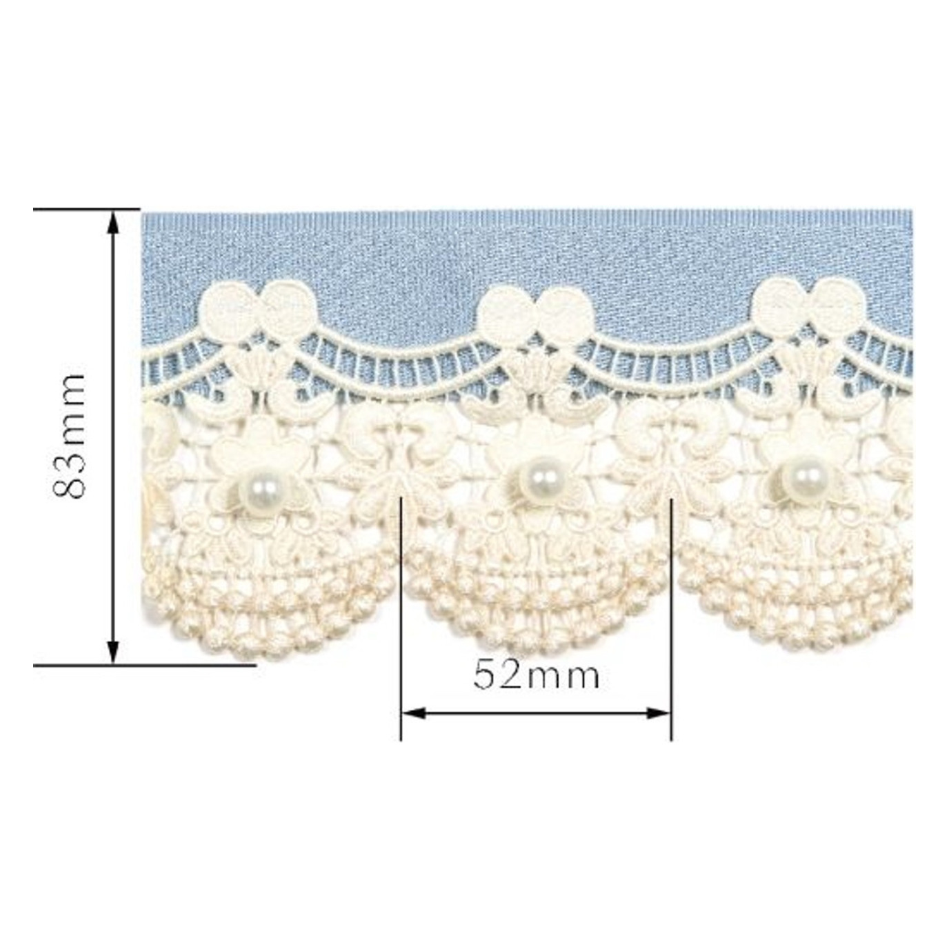 Decorative tape WXR8135Y — Dimensions diagram