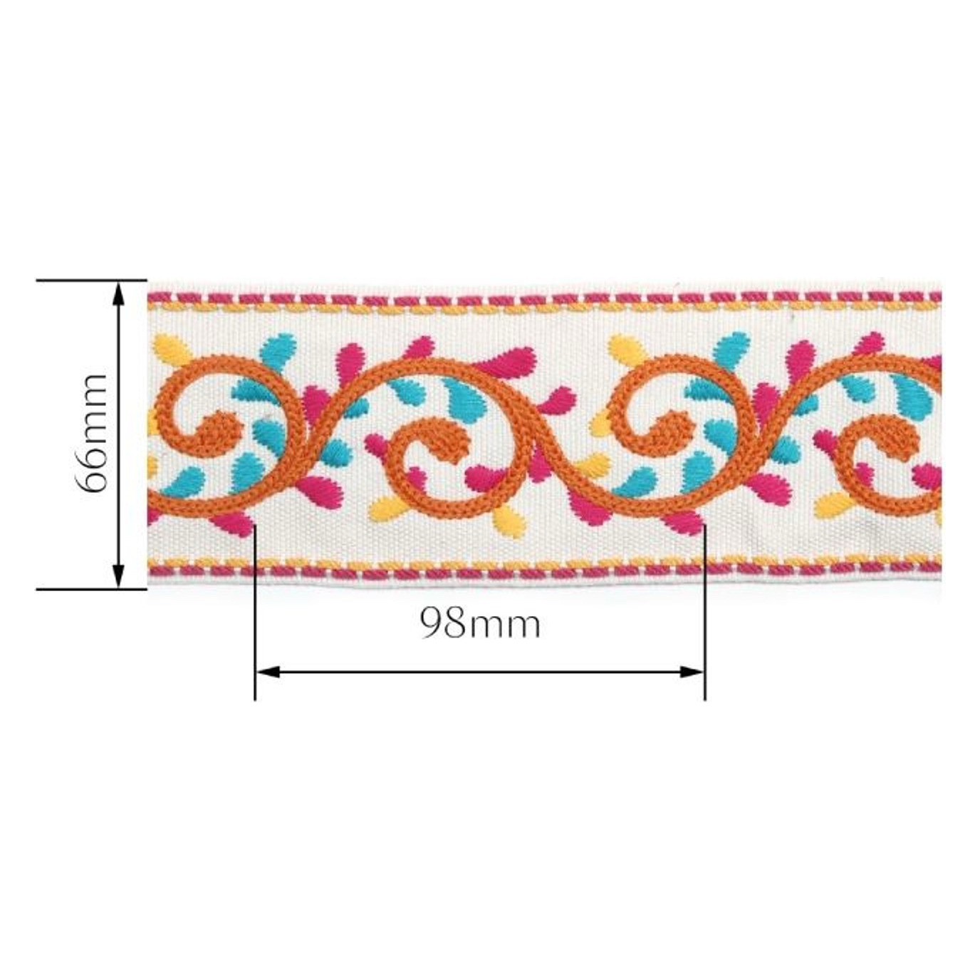 Decorative tape WXR8133B — Dimensions diagram