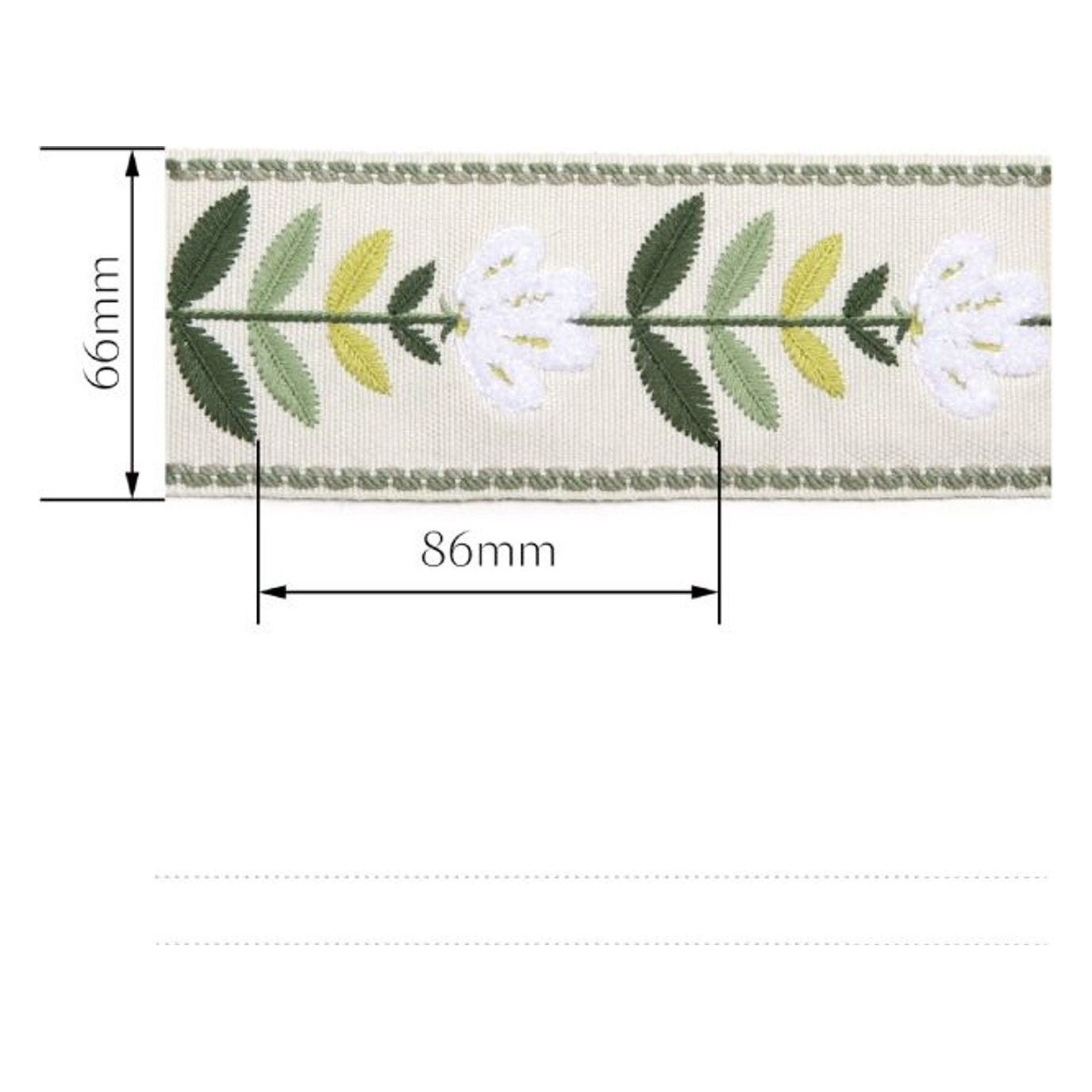 Decorative tape WXR8133C — Dimensions diagram