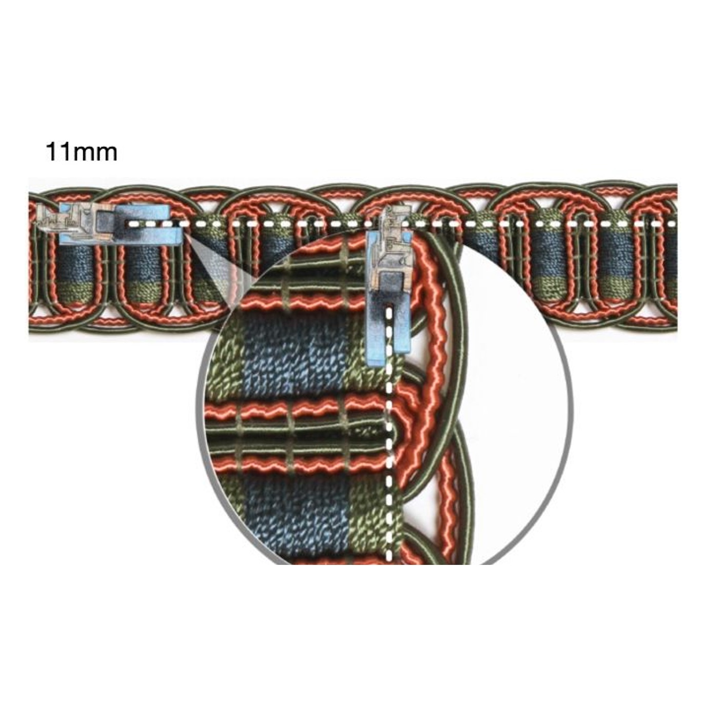 Decorative tape AG8137C — Sewing diagram