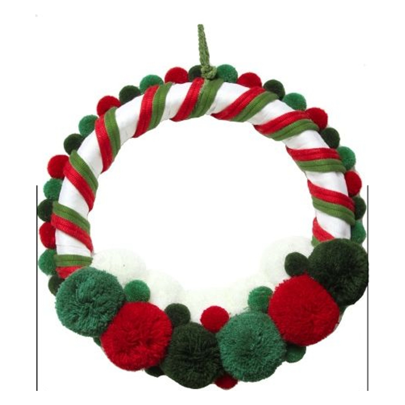 Dekorativer Weihnachtskranz 28 × 28 cm — Maßzeichnung