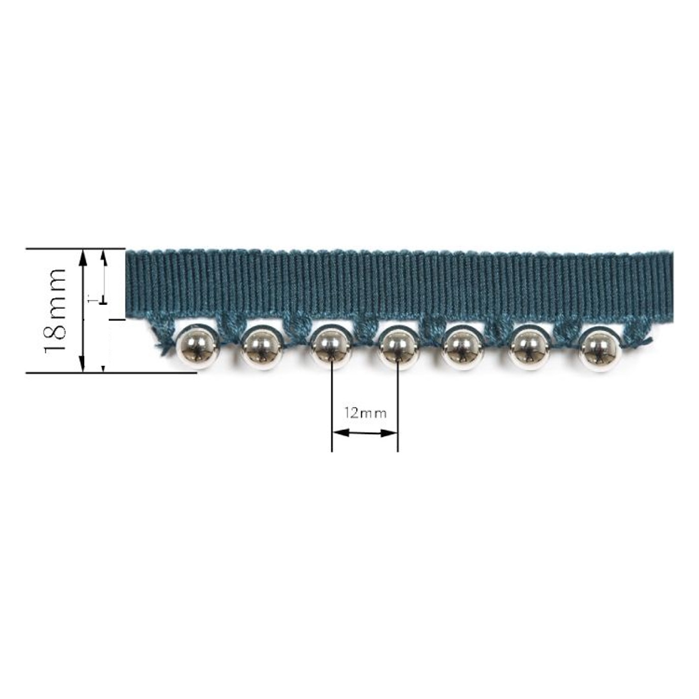 Quastenborte ZT8045B — Maßzeichnung